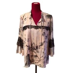 NWT Karl Langerfeld Blouse/top Sz Large